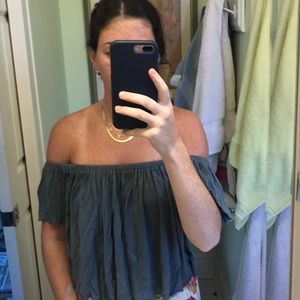 Urban off the shoulder shirt